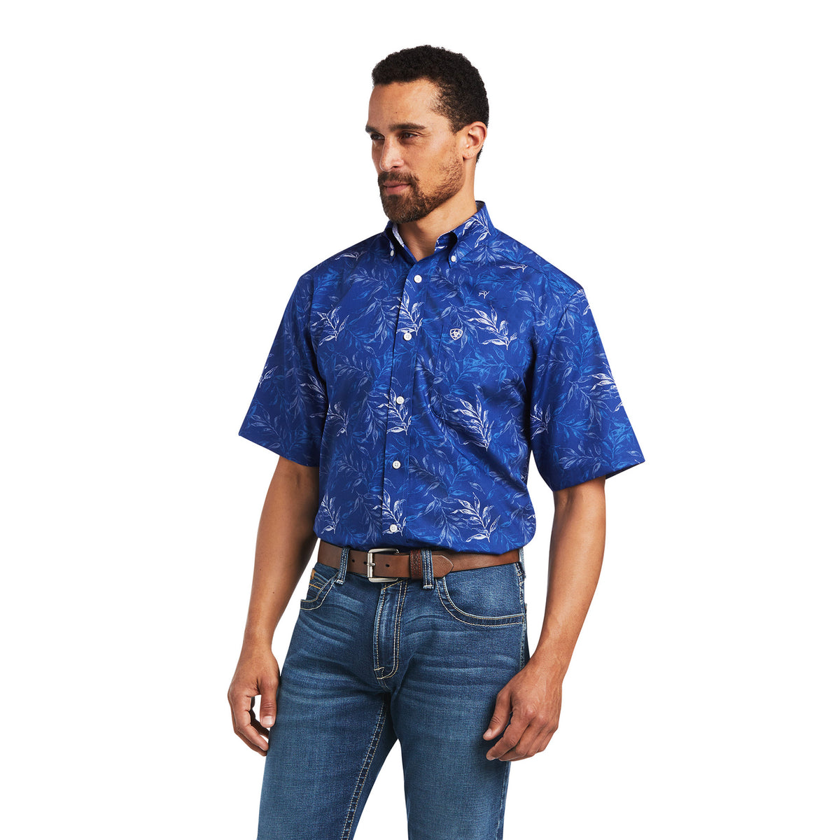 Men's Ariat Wrinkle Free Norman Classic Fit Button Down Shirt #1004054 ...