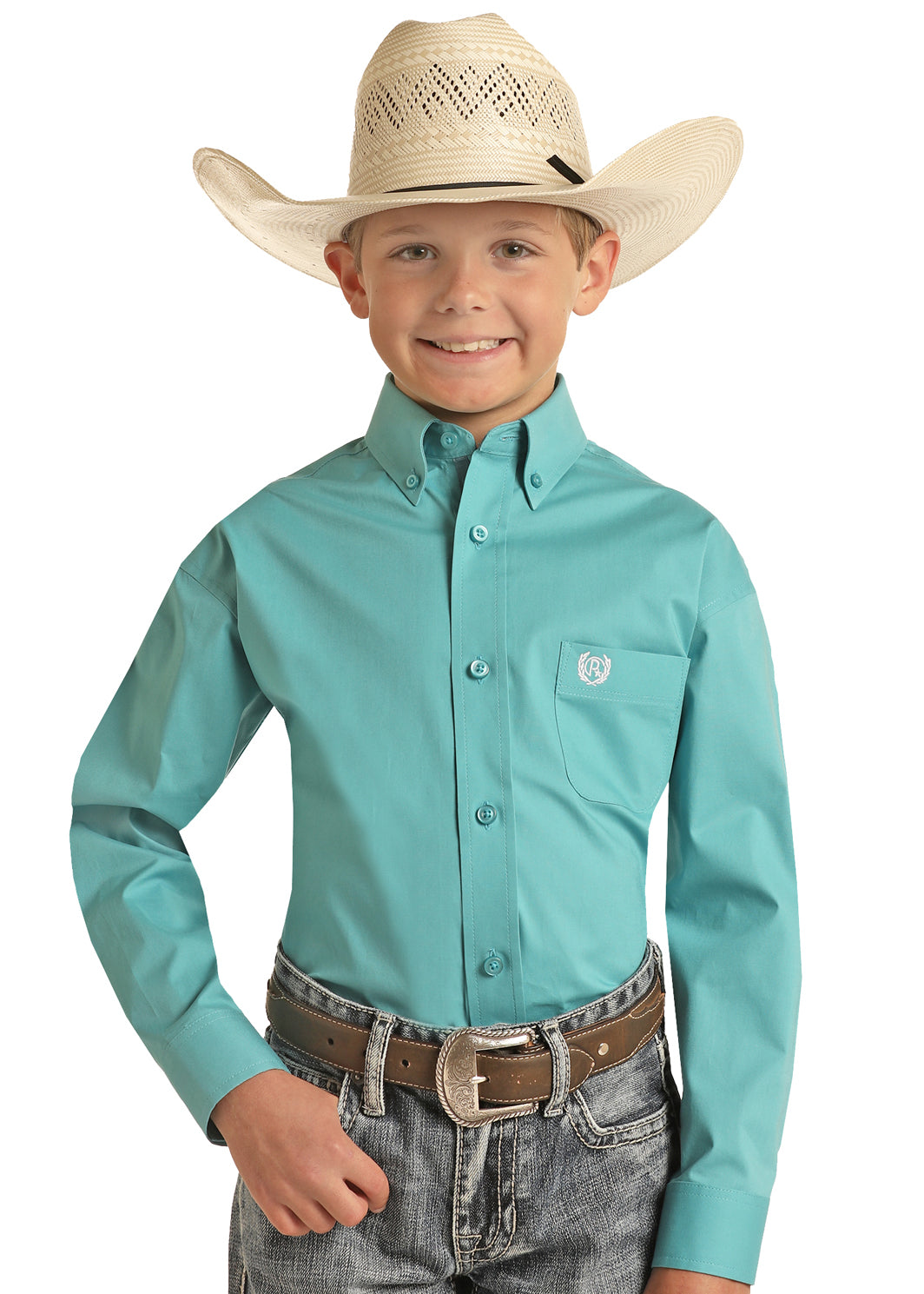 Boy's Panhandle Button Down Shirt #PSBSODR0LT | High Country Western Wear