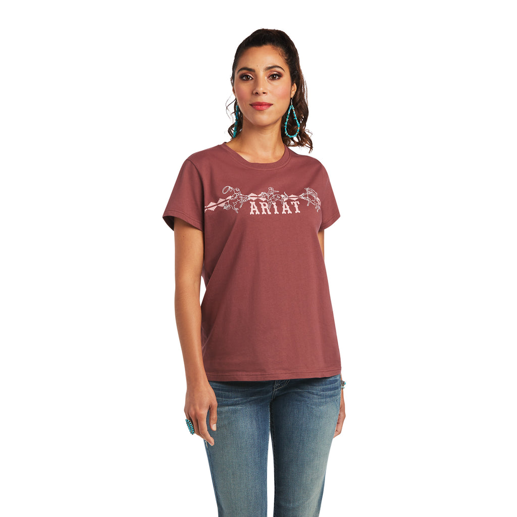 Ariat Ladies Real Bucking Bronc Tee Shirt