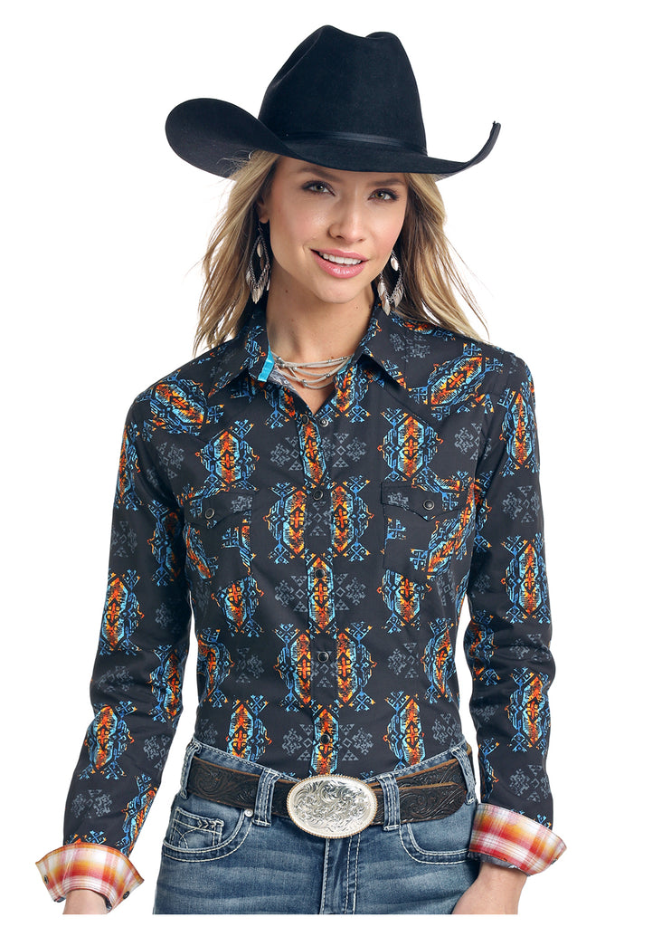 Women's Rough Stock Snap Front Shirt #R4S3213-C