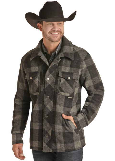 Men's Powder River Commander Wool Jacket #PRMO92RZZE