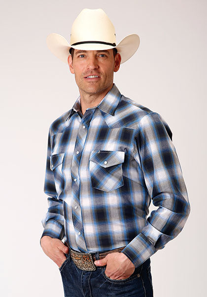 Men's Roper Snap Front Shirt #01-001-0101-4027 | High Country Western Wear