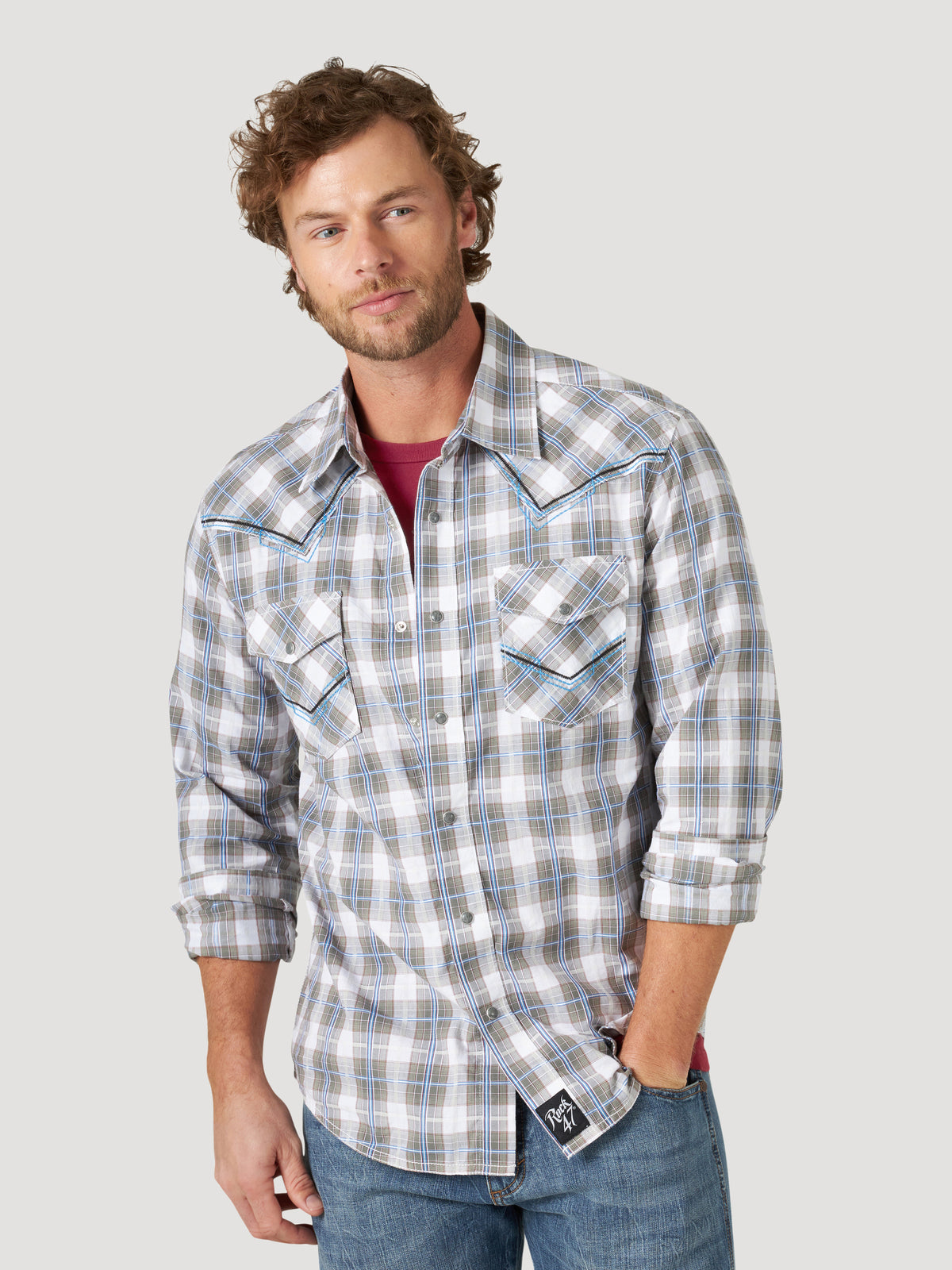 Men's Wrangler Rock 47 Snap Front Shirt #112318668 | High Country ...