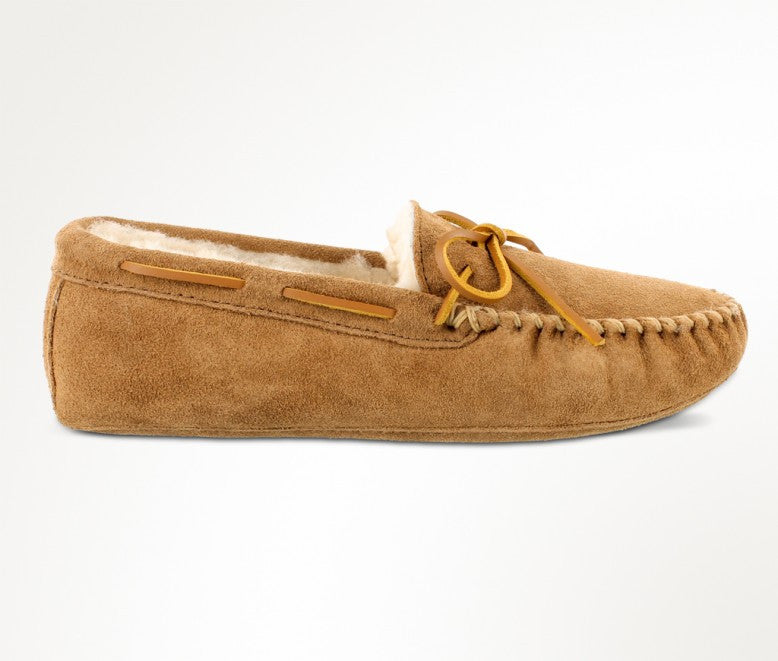 Men's Minnetonka Sheepskin Softsole Moc Slipper #3711XMINN