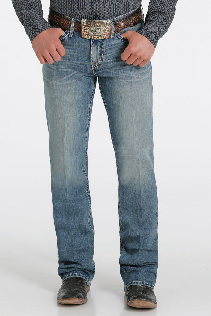 Men's Cinch Performance Denim Mid-Rise Slim Bootcut Jean #MB54236001IND